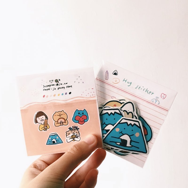 Hug sticker / sticker pack - Stickers - Paper 