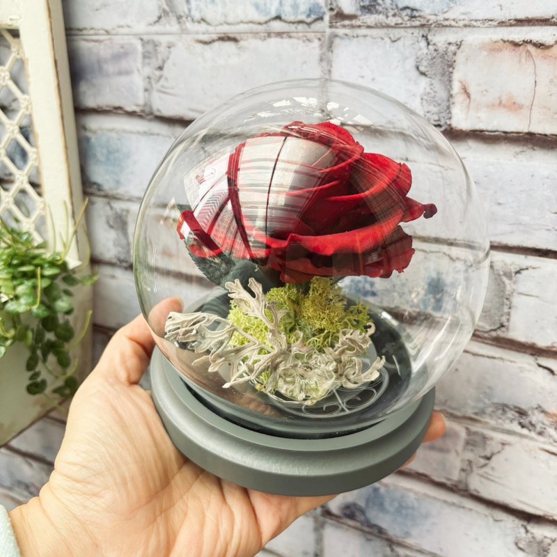 小王子的玫瑰 夜燈 厄瓜多永生玻璃花盅 唯一 情人節 - 擺飾/家飾品 - 植物．花 