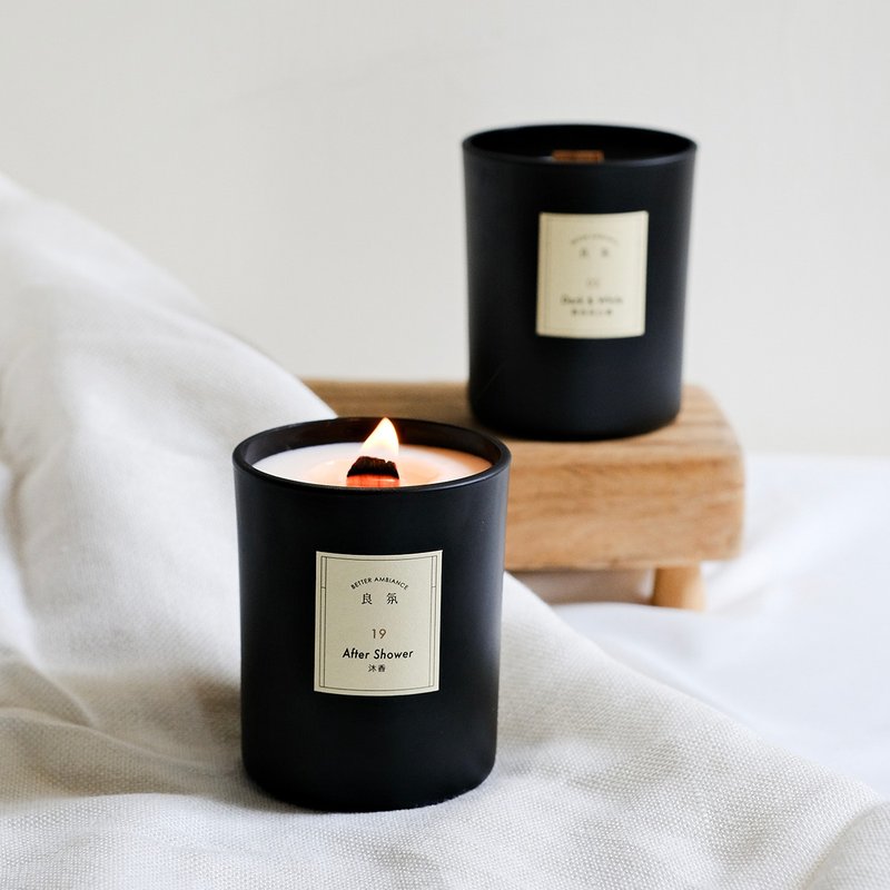 Scented candle 200ml - น้ำหอม - ขี้ผึ้ง สีดำ