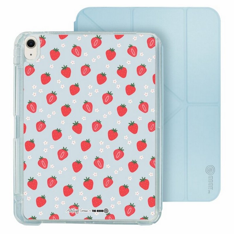 Strawberries iPad Air 11/pro13可拆式防摔透明筆槽摺套ipad - 平板/電腦保護殼/保護貼 - 塑膠 多色