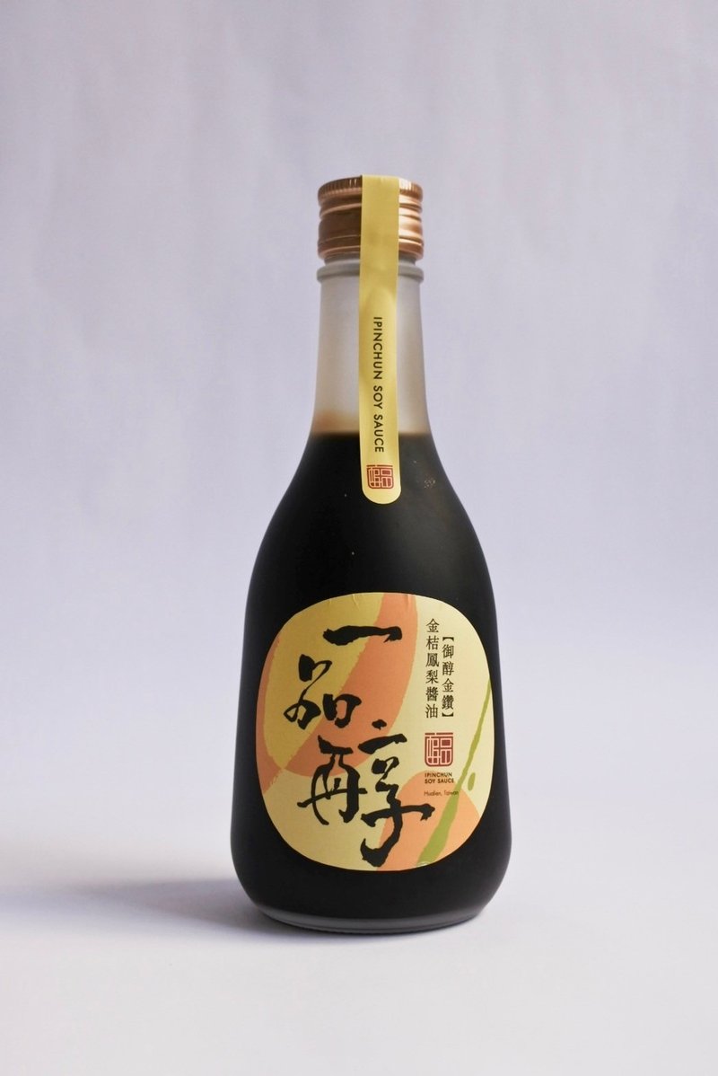 Yipin Chun Yu Chun Golden Diamond Soy Sauce (Kumquat and Pineapple) - เครื่องปรุงรส - แก้ว สีเหลือง