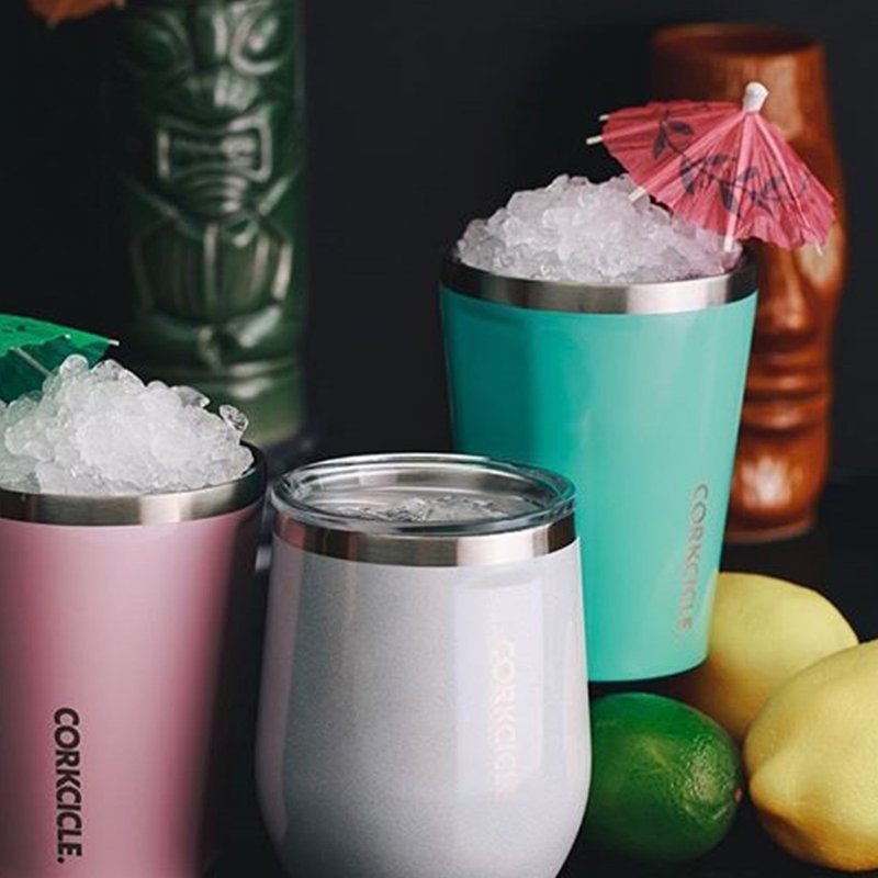 (停產)美國 CORKCICLE 三層真空啜飲杯340ml -銀河白 / 金屬灰 - 其他杯子 - 不鏽鋼 白色