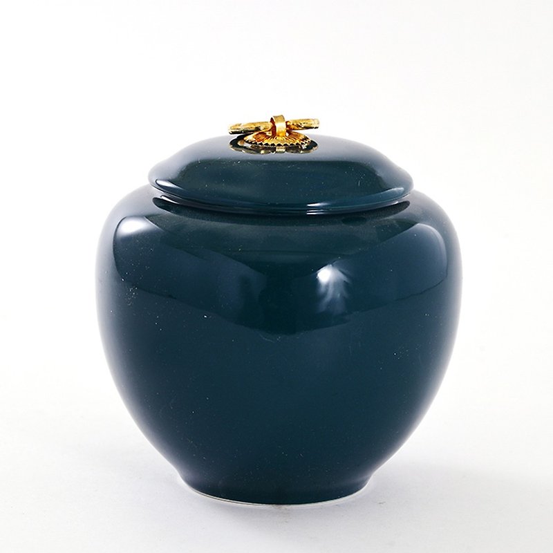 Pet urn | Cuilin round porcelain/L - อื่นๆ - ดินเผา 