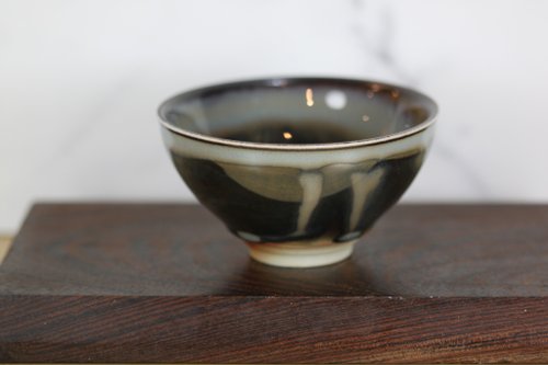 自然釉文創工作室 【母親節禮物】120ml 天目釉 柴燒茶杯 茶碗 鶯歌名家葉敏祥作品