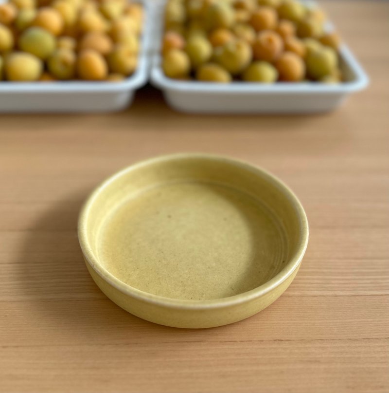 黃色前菜盤 - 盤子/餐盤/盤架 - 陶 黃色