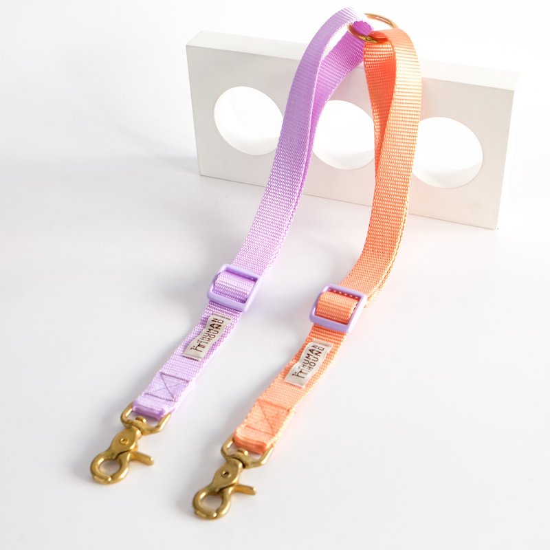 Double Leash - The Cotton Candy - Other - Nylon Multicolor