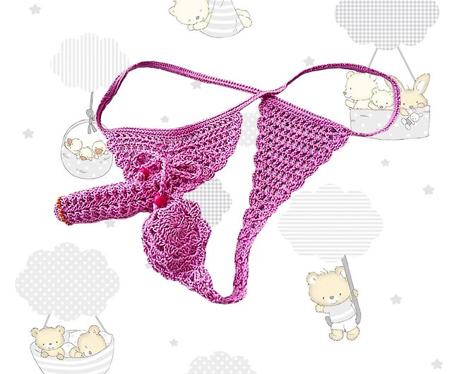 Crochet Lace Penis Sleeve Panties, Extreme Bikini for Men - Shop MezhanHook  Men's Underwear - Pinkoi