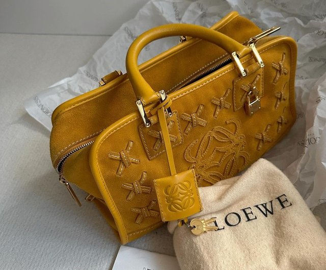 ヴィンテージバッグ Loewe ロエベ スモールサイズ スエード アマソナ