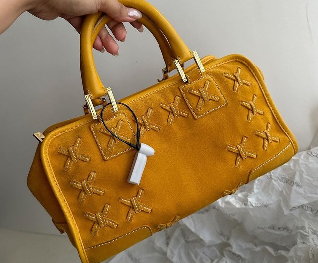 ヴィンテージバッグ Loewe ロエベ スモールサイズ スエード アマソナ