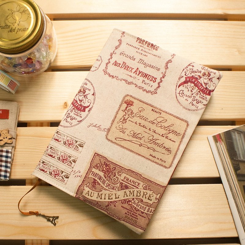 Limited Edition ★ A5 / 25K manual double-sided adjustable cotton clothing book - Label (meters) - Notebooks & Journals - Cotton & Hemp Yellow