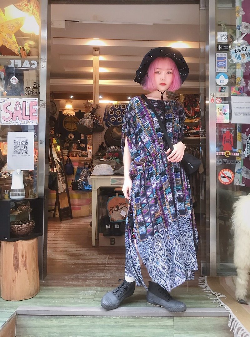 【熱門預購】波西米亞刺繡風格洋裝 (三色) IAC-1128 - 連身裙 - 其他人造纖維 多色