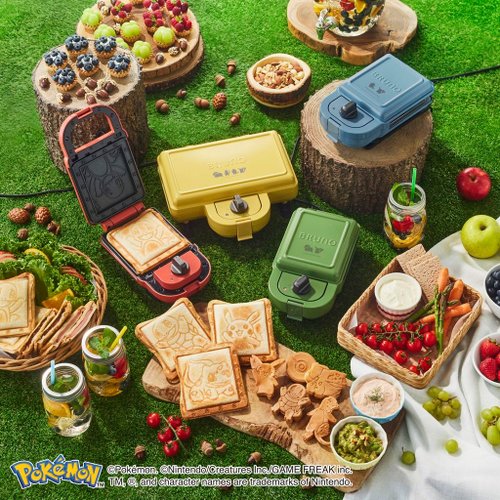 BRUNO HK BRUNO Pokémon 限定雙片三文治機 BOE132 (220V)
