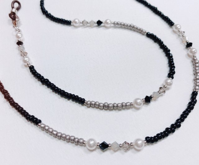 ♪527❤️ アンティークビーズマスクチェーンメガネチェーン