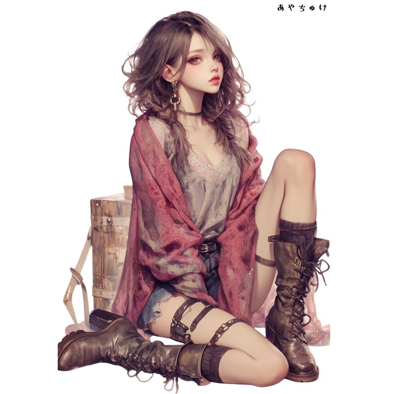 [New in June] 07-089-0057 Collage sticker - Stickers - Paper 