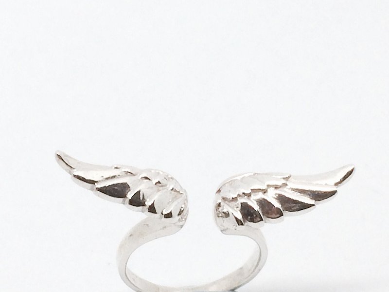 天使之翅 Angle Wing - 戒指 - 純銀 銀色