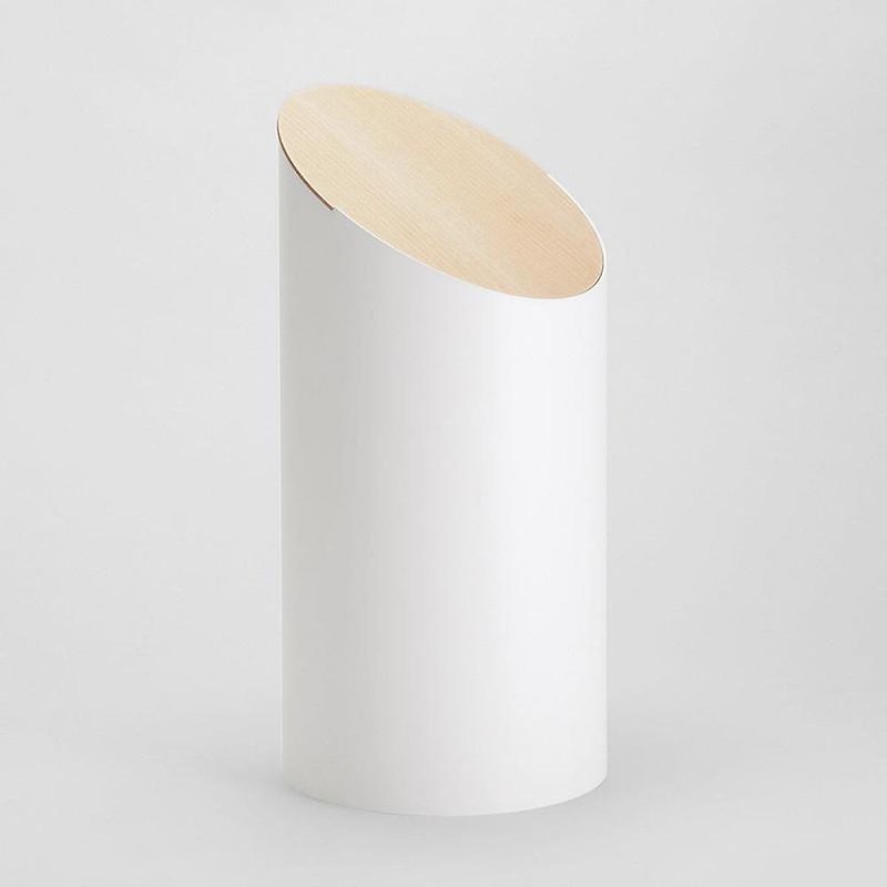MOHEIM SWINGBINゴミ箱ホワイトメープル - その他 - 木製 ホワイト