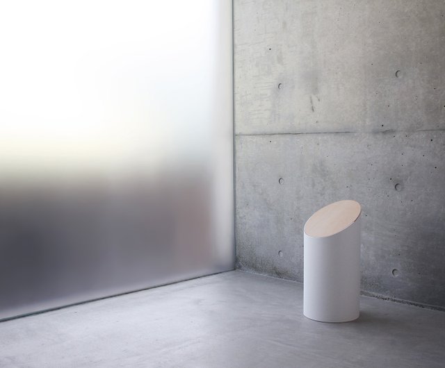 MOHEIM SWING BIN Trash Can White Maple - Shop Prime Co