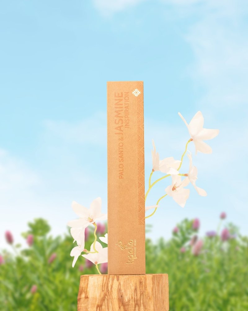 Ispalla Palo Santo & Jasmine 聖木&茉莉 線香 10支 秘魯聖木線 - 香氛/精油/擴香 - 其他材質 黃色