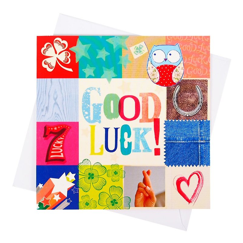 Good luck [Hallmark-cards boost morale] - Cards & Postcards - Paper Multicolor