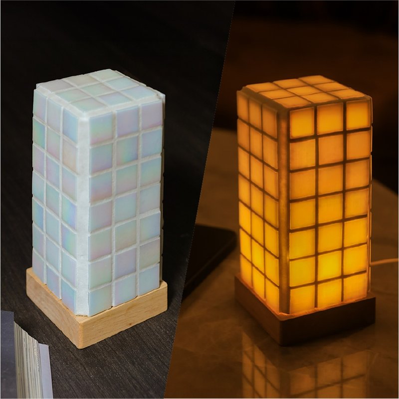 幻彩磁磚燈_長方體 - 燈具/燈飾 - 陶 