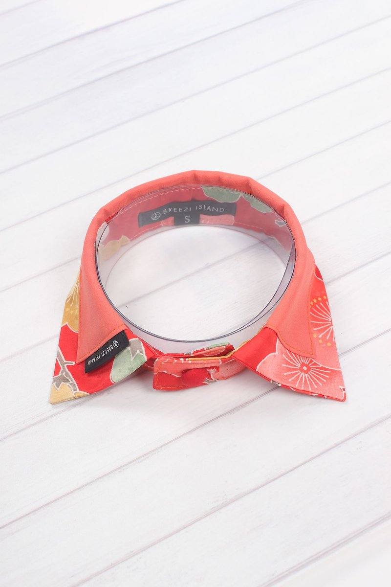 Kids/ Pets Reflective Collar-Kimono - Clothing & Accessories - Polyester Red