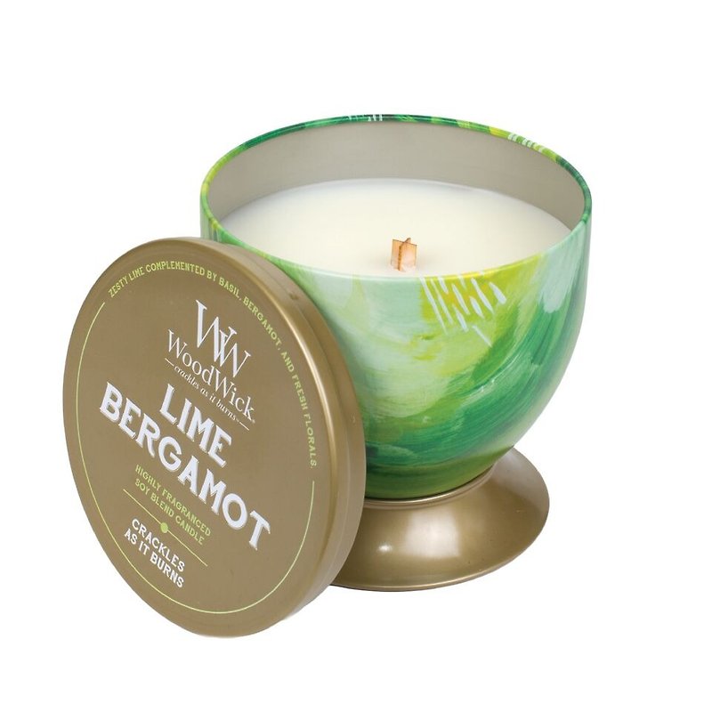 8.5oz Art Gallery Cup Wax - Lyme Bergamot - Ingenious Series - Candles & Candle Holders - Wax 