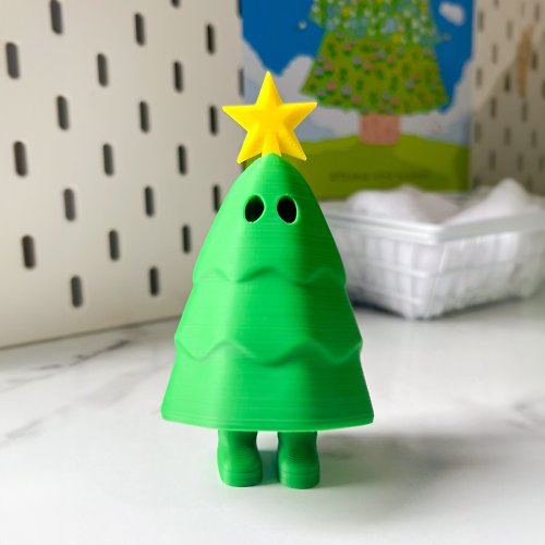 seonmoonbkk Zou X'mas tree 7 cm - Green Body / Christmas model model 7cm green