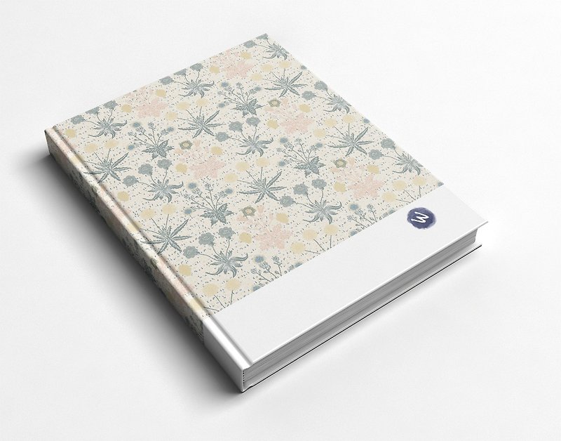 Rococo Strawberry WELKIN Handmade_Handmade Book / Notebook / Handbook / Diary-Three Little Flowers - ノート・手帳 - 紙 