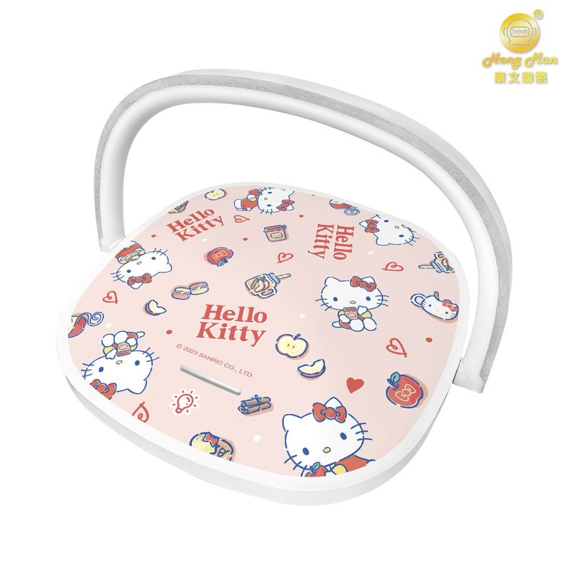 【Hong Man】Sanrio Night Light Wireless Charging Disk Colorful Party Hello Kitty - ที่ชาร์จไร้สาย - พลาสติก สีแดง