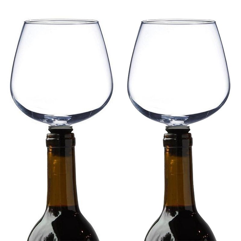 【限時特惠】暢飲玻璃紅酒杯-480ml / 2入 - 酒杯/酒器 - 玻璃 透明