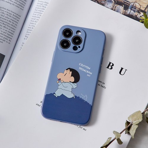 TOYSELECT 蠟筆小新活力夜跑全包iPhone手機殼