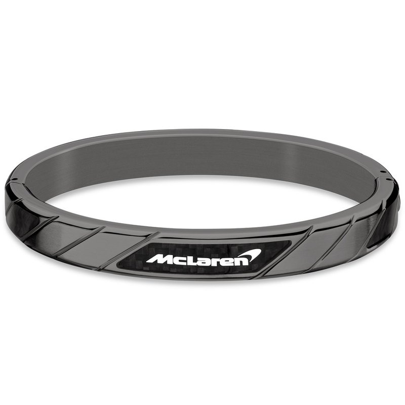 McLaren 限量2折 頂級英國超跑不銹鋼碳纖維手環 全新專櫃展示 - 手鍊/手環 - 其他金屬 
