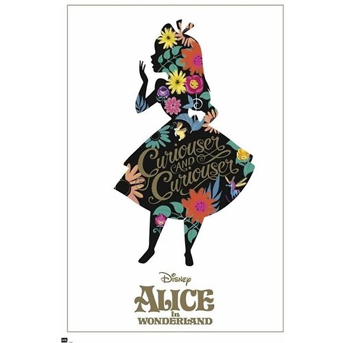 Dope 私貨 【迪士尼】愛麗絲夢遊仙境 Alice in Wonderland 絕美剪影海報