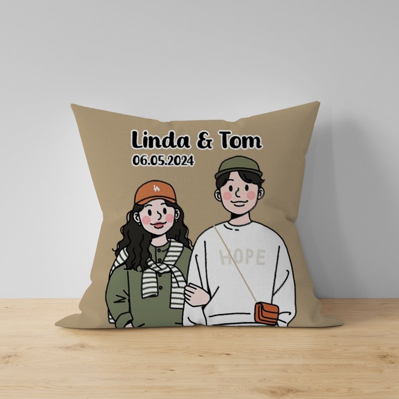 Customized Pillows Personalized Photos Furniture Gifts - Pillows & Cushions - Cotton & Hemp 