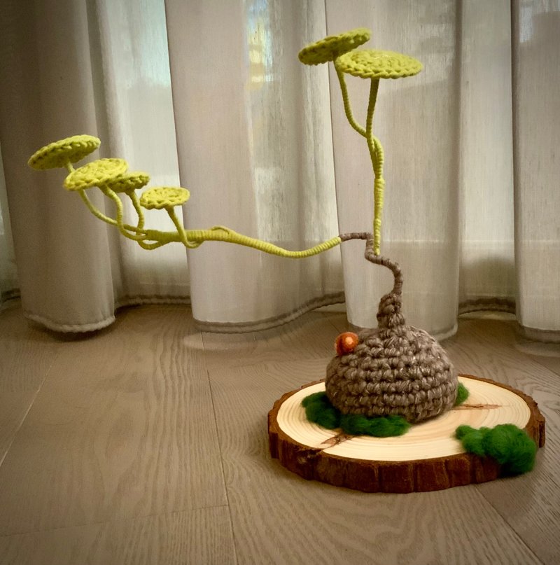山烏龜 針織手作 - 擺飾/家飾品 - 其他材質 黃色
