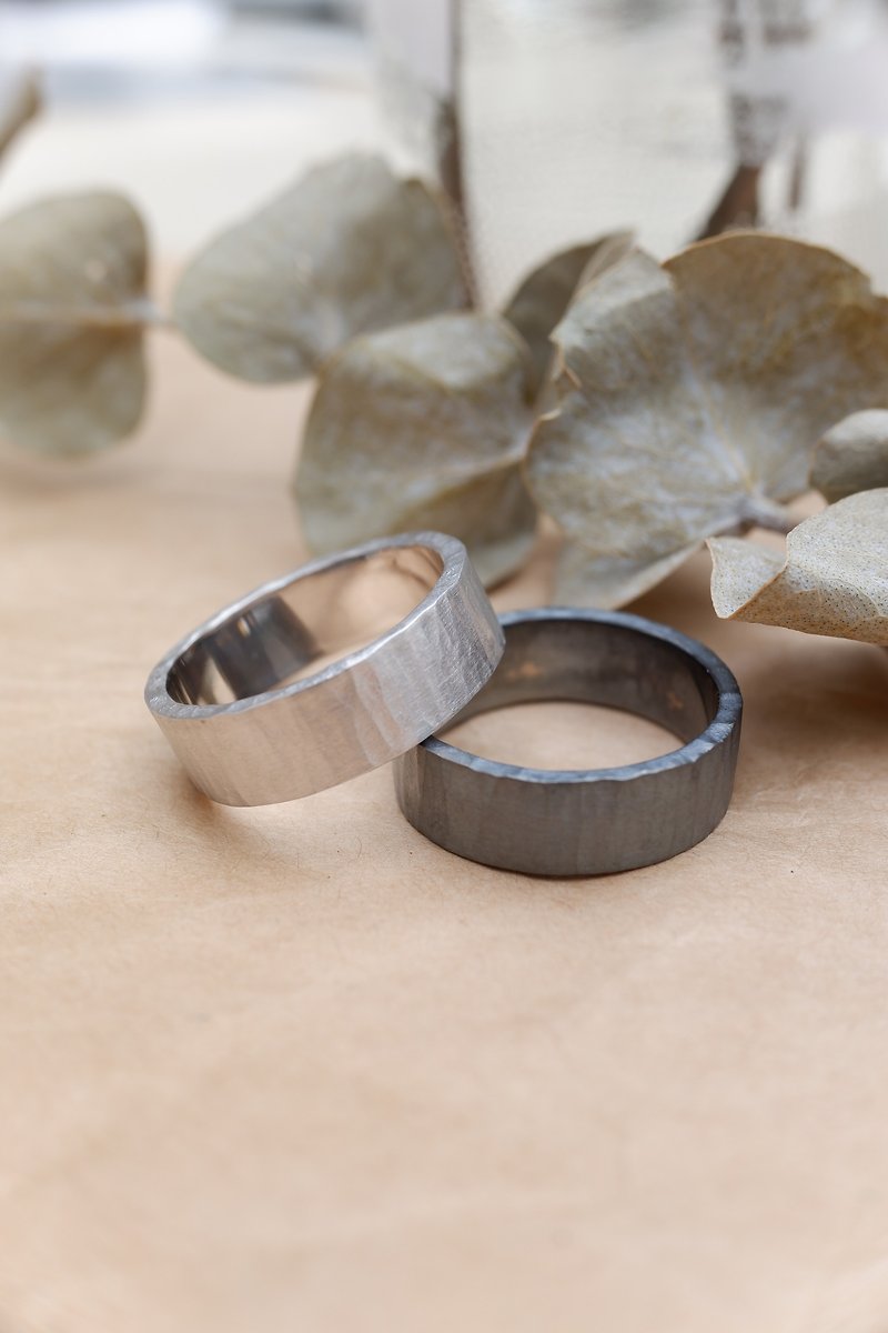 Hammered texture ring - แหวนทั่วไป - เงินแท้ 
