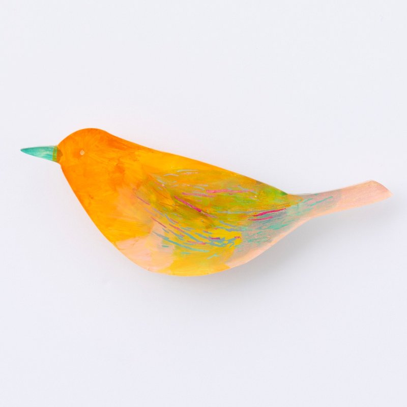 brooch - Brooches - Acrylic Yellow