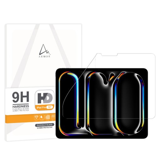 ARMOR ARMOR iPad Pro 13(M2,2024) 軟性玻璃9H 高畫質螢幕保護貼