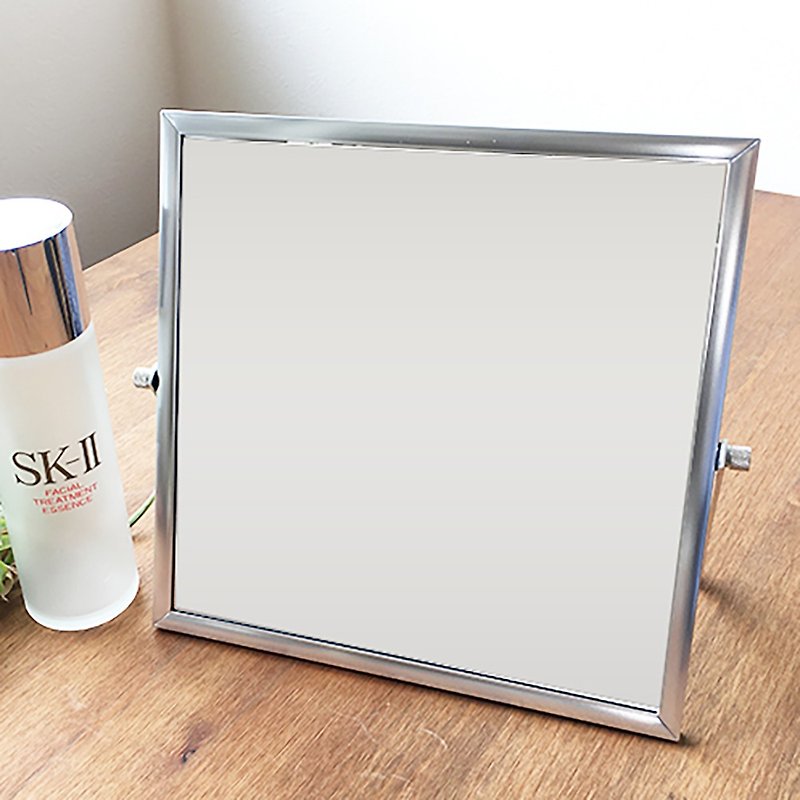 桌上鏡 Annecy Stand Mirror LL Size 日本製 - 化妝掃/鏡子/梳子 - 鋁合金 銀色