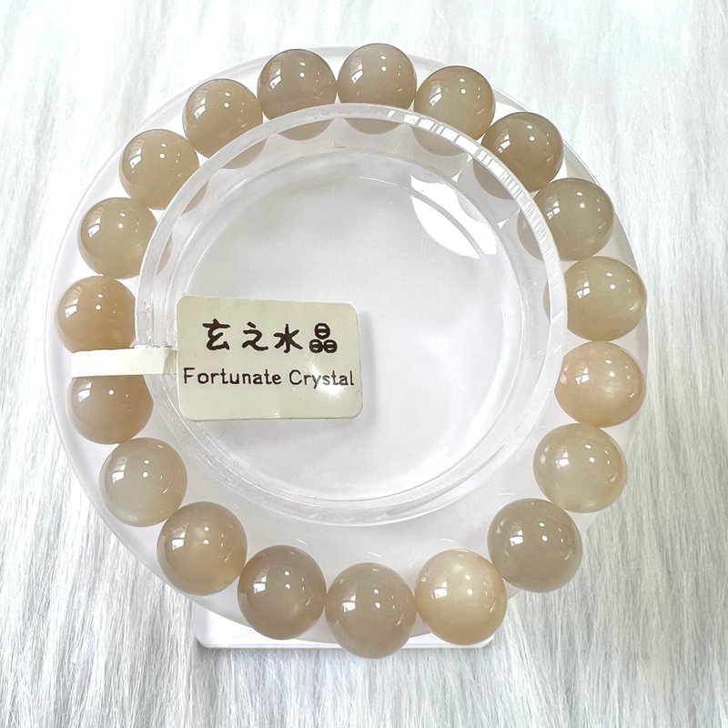 白月亮手串 | 水晶 | 水晶手串 | 水晶手鏈 | 水晶手鍊 - 手鍊/手環 - 水晶 白色