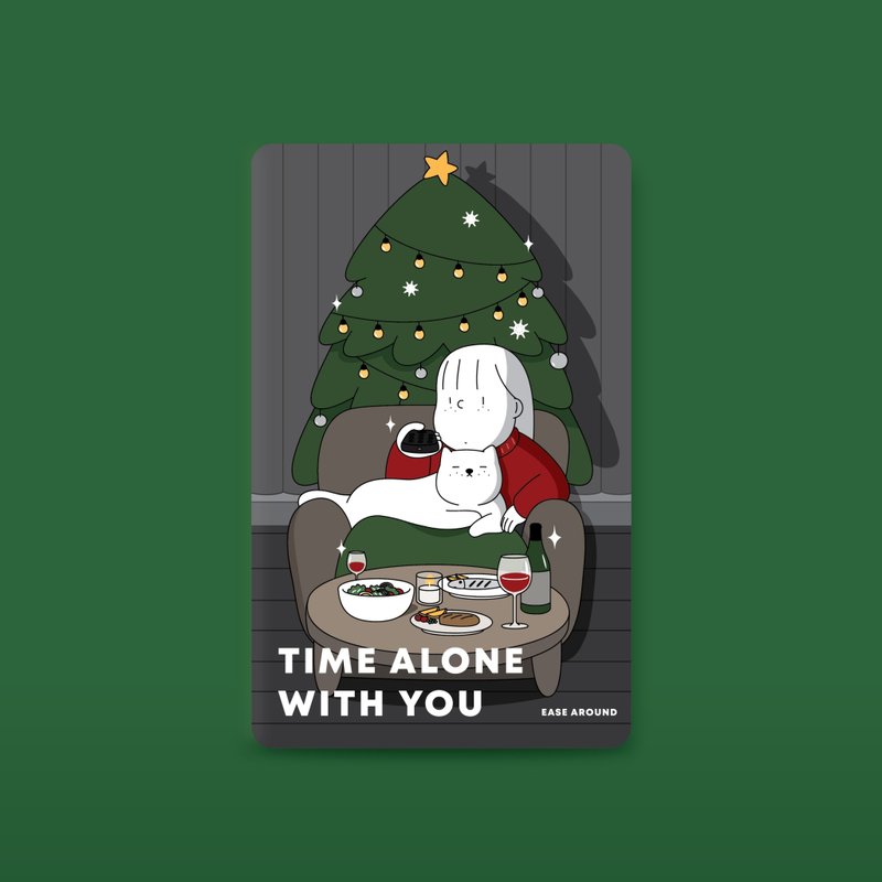 CARD STICKER - TIME ALONE WITH YOU - 貼紙 - 紙 多色