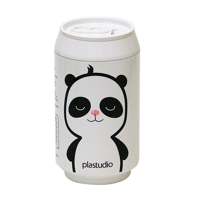 PLAstudio ECO CAN-Panda cup corn green ECO CAN- of fat - Panda - White - Mugs - Other Materials White