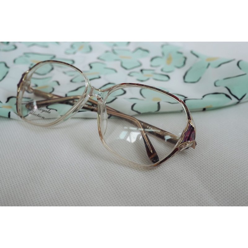 Vintage glasses - กรอบแว่นตา - พลาสติก สีใส