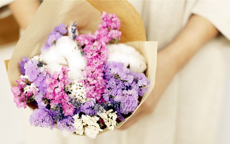 [Good day] handmade purple pink spring bouquet stars - Plants - Plants & Flowers 