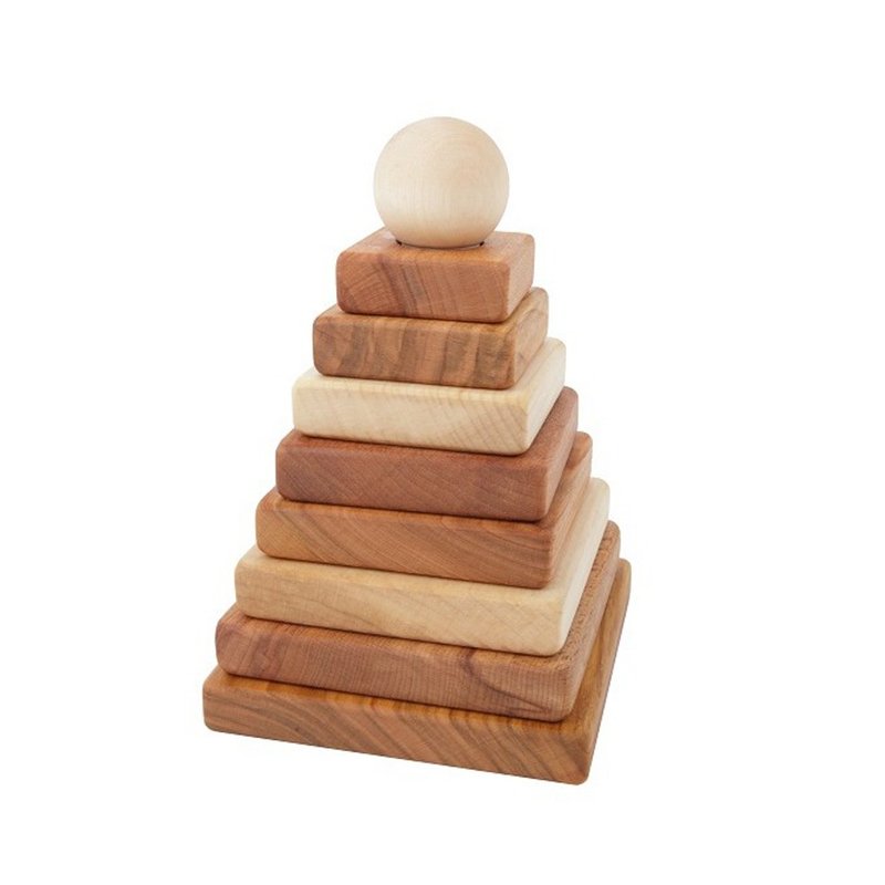 Wooden Story - 金字塔疊疊樂 - Natural - 寶寶/兒童玩具/玩偶 - 木頭 