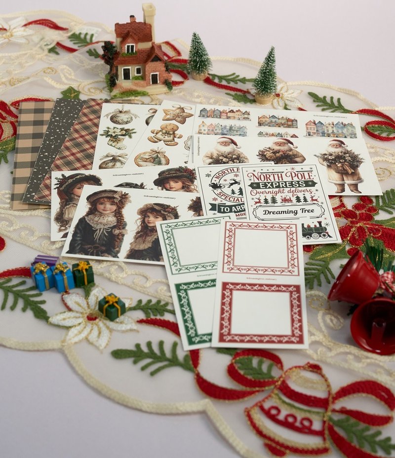 ホリデーグリーンパック - 付箋・ポストイット - 紙 