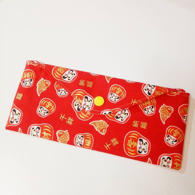 布製の赤いバッグ - ナフィダダビ - ご祝儀袋・ポチ袋 - コットン・麻 