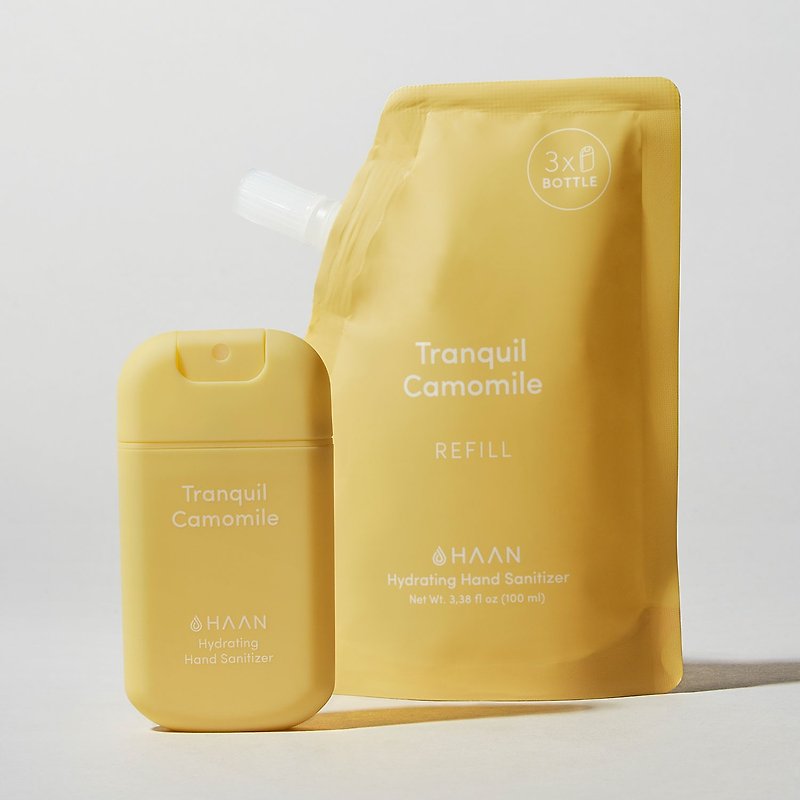 HAAN Pocket + Refill / Bright Rose - ผลิตภัณฑ์ล้างมือ - สารสกัดไม้ก๊อก สีเหลือง
