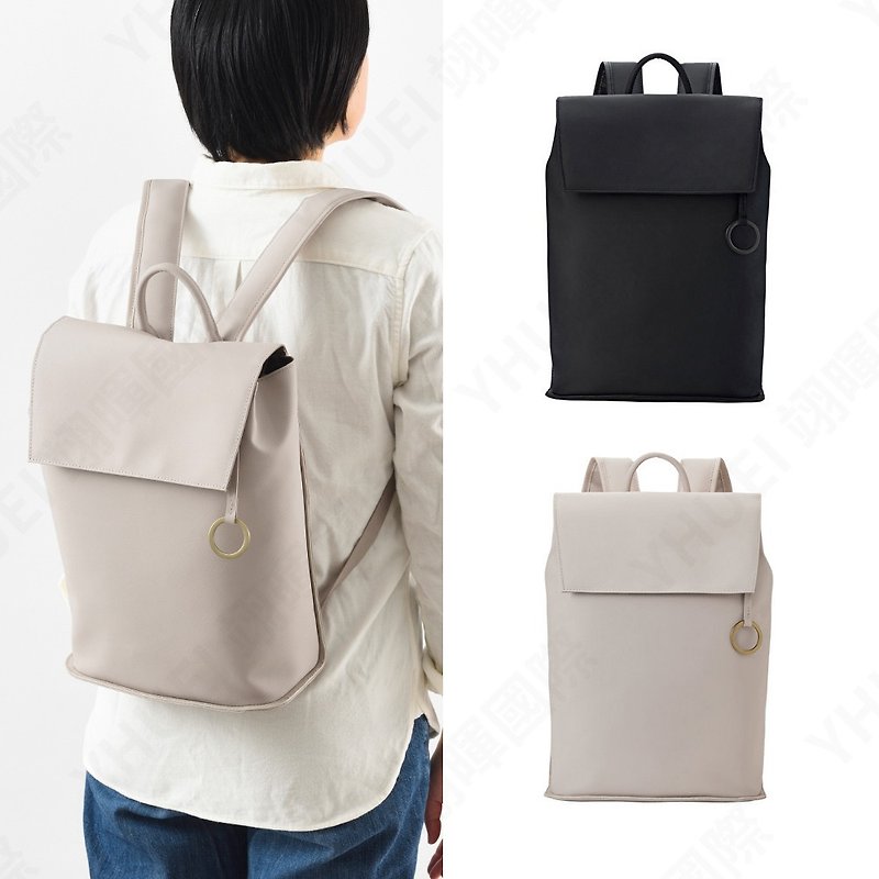【MILESTO】Punto & Linea Series Commuter Water Resistant Backpack S-Two Colors Available - Backpacks - Polyester Multicolor