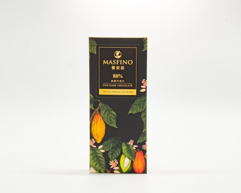 Masfino 88% Pure Dark Chocolate | Single Origin Vietnam - ช็อกโกแลต - กระดาษ 